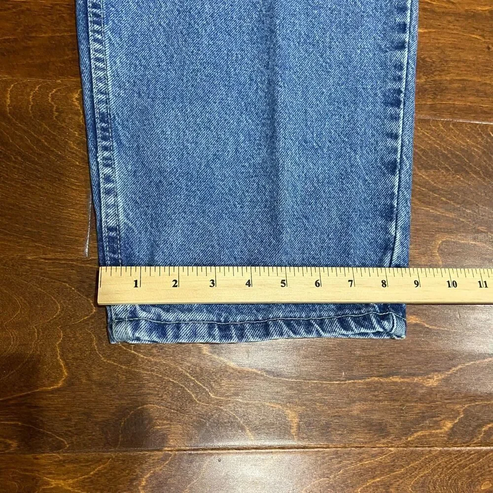 Levi's L2 Vintage 1998 Baggy Loose Fit Denim Blue Jeans Men's Size 38W x 30L
